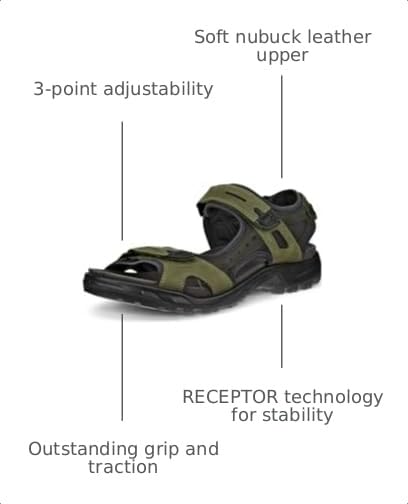 Image of ECCO Men's Yucatan Sport Sandal, ACORN /PEAT /AMAZON EXCLUSIVE, 6-6.5