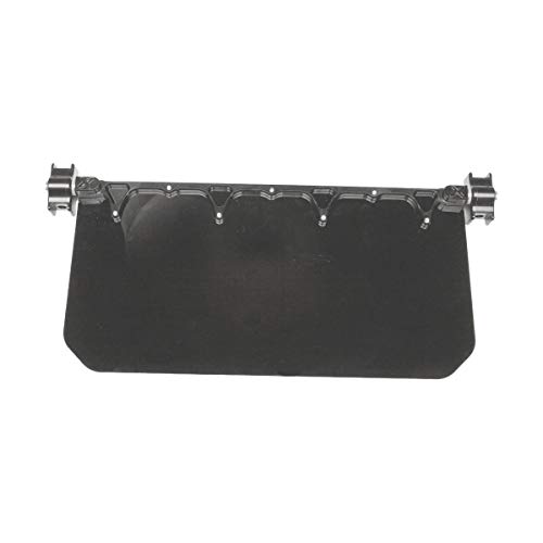 Axia Alloys 12in Sun Visor (Black/Solid Black)