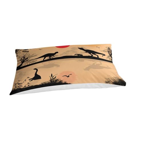 Housse de couette dinosaure rétro en microfibre de qualité - 6
