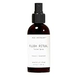 Muse Apothecary Flush Ritual - Aromatic & Refreshing Toilet Spray, Use Before You Go, 4 oz, Infused with Natural Essential Oils - Coconut + Sandalwood
