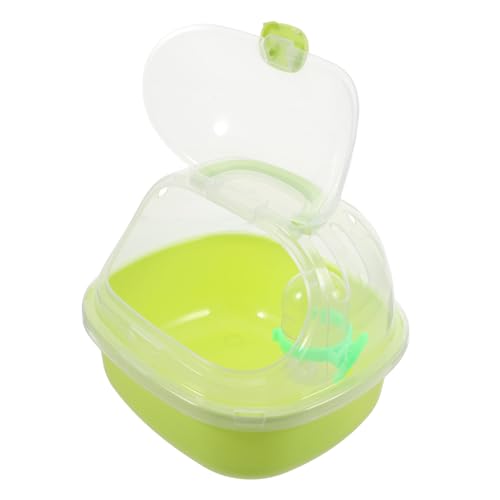 FONDOTIN Portable Hamster Travel Cage Breathable Carrier for Small Pets for Outdoor Use Comfortable Safe Design for Hamsters Rats Sugar Gliders Fluorescent