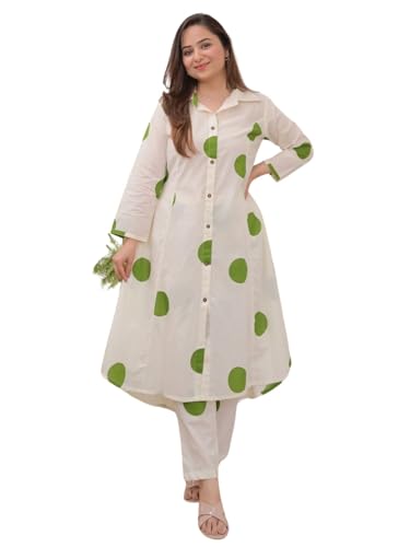 Image of Leriya Fashion Co-ord Set For Women Stylish | Kurti Set For Woman | Short Kurti For Woman | Anarkali Suit For Women's | Festive Ethnic Indian Traditional Outfit for Functions & Puja