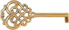 UNIQANTIQ HARDWARE SUPPLY Brass Plated Hollow Barrel Skeleton Key for Cabinet Doors, Dresser review photo UNIQANTIQ HARDWARE SUPPLY Brass Plated Hollow Barrel Skeleton Key for Cabinet Doors, Dresser review