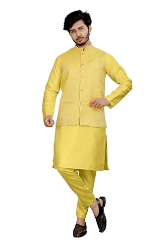 Image of Trustous Traditional Men's Kurta Koti Set (3 PCS SET)