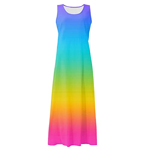Plus Size Cotton Linen Summer Dresses for Curvy Women 2025 Sleeveless Maxi Vacation Beach Sundresses with Pockets