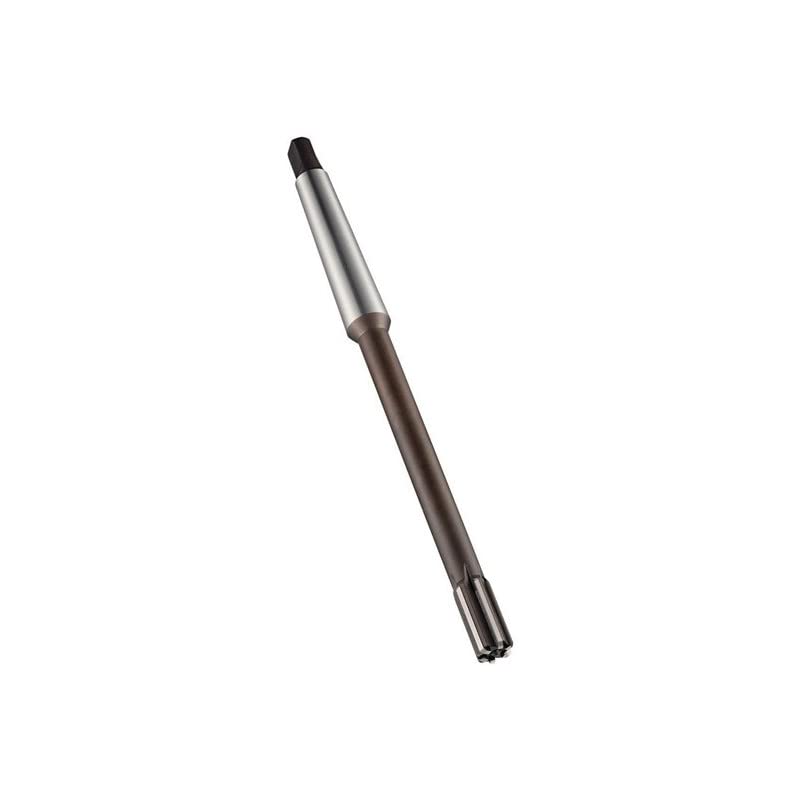 Dormer B44214.0 Machine Reamer, Morse Taper Shank, Bright Coating, Solid Carbide, Head Diameter 14 mm, Flute Length 19 mm, Full Length 189 mm