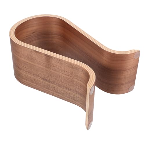 Angoily Wooden Headphone Stand U-shaped Headset Bracket Walnut Solid Wood Desktop Headset Display Rack for Office and Home Use