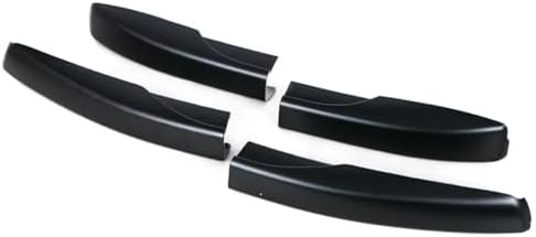 Car Roof Bars Roof Rack Roof Rack Luggage Car Accessory Bar Rail End Cap Trim Cover Shell for Mitsubishi for ASX 2013 2014 2015 2016 2017 2018(Black Rear Right)(Silver Rear Left) image 2