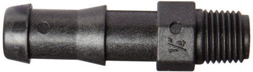 Banjo HB025-050 Polypropylene Hose Fitting, Adapter, 1/4