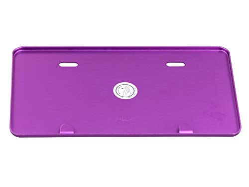 ポッシュ バイク用 アルミライセンスプレート Lサイズ 126cc以上用 ブルーベリー 500191-05-10