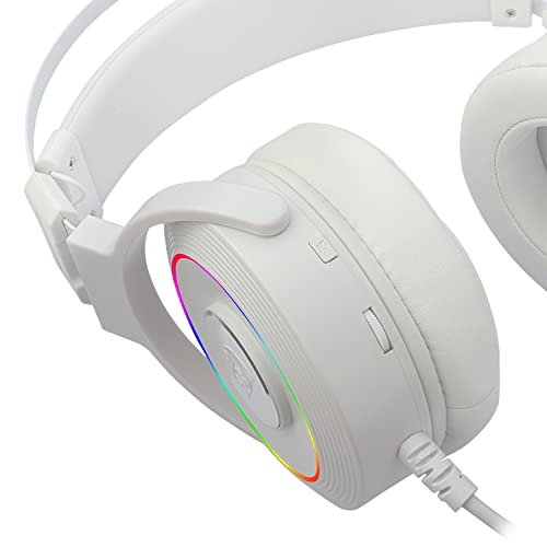 LAMIA Auricular Gaming RGB USB Blanco - Cuffia gaming - Immagine 6