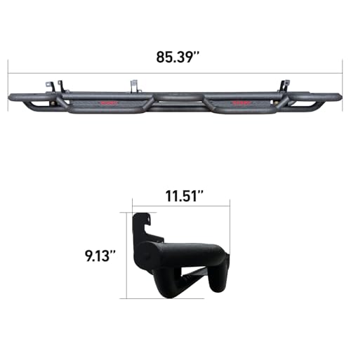 Estribos Laterales para Ford F150 y F250 2015-2025 miniatura 3
