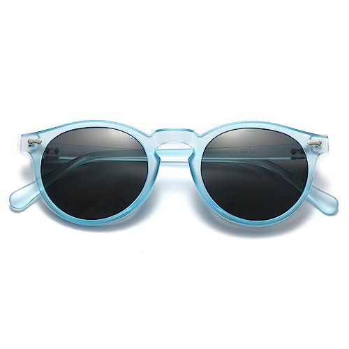 Image of Vintage Polarized Sunglasses for Men Women Round Retro Classic Fashion Eyewear UV400 Protection Sun Glasses
