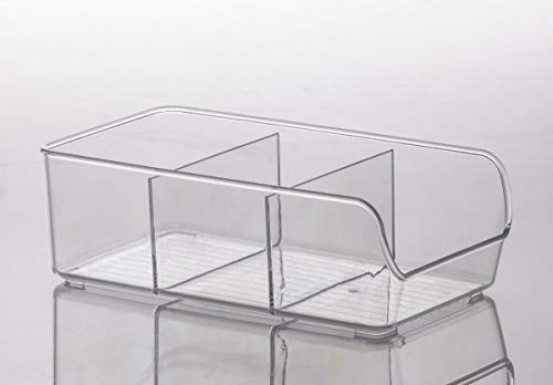 Organizador 3 Divisória Gaveta Caixa Cesto Cozinha Maquiagem