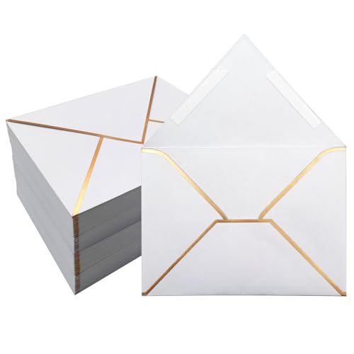 Enveloppes blanches A6 auto-adhésives pour protéger vos photos et faire-part