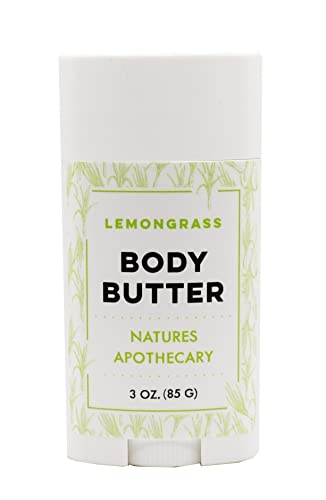 DAYSPA Body Basics Lemongrass Organic Body Butter - 24 Hour Intense Hydrating Moisturizer to Nourish and Restore Skin, Hypoallergenic, All-Natural, Plant-Derived, Made in USA