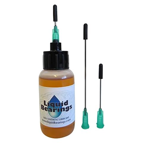 Liquid Bearings 100%-Synthetic Oil for Sliding Glass & Patio Doors, Makes Them Move Easier and Quieter, Great for Rails, Rollers, latches and Locks, Everything Works Easier! Cover