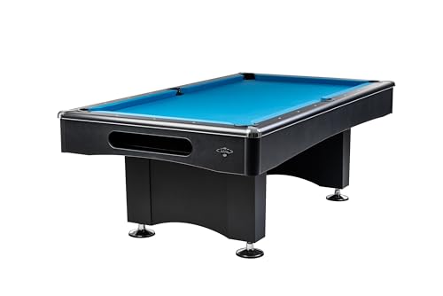 Pool Billardtisch Black Pool 9 ft - 254x127 cm mit Schieferplatte inkl. Montage und Zubehörset von John West Billard