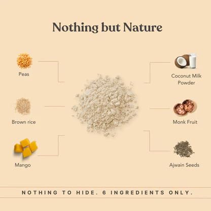 Image of Earthful Honest Plant Protein | 24g Protein /Serving & 4.9g BCCAs | For Weight Management, Energy, Muscle Support & Recovery | Made with Pea & Brown Rice | Alphonso Mango - 504g