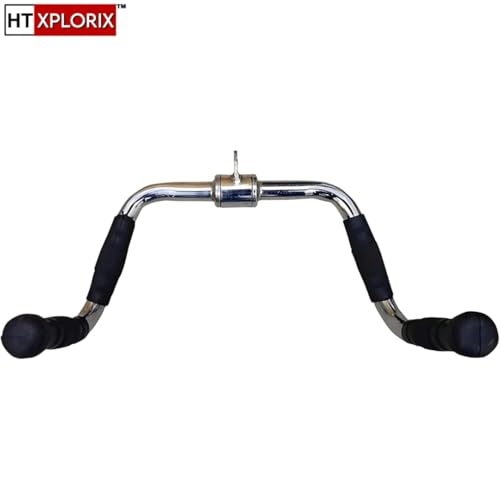 Image of Pro Grip W-Shaped Rowing Handle - Cable Attachment for Back & Arm Strength Training