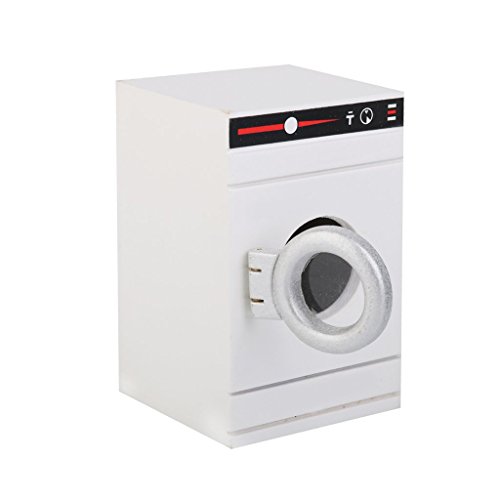 Preisvergleich Produktbild 1 / 12 Puppenhaus Miniatur WASCHMASCHINE Weiß