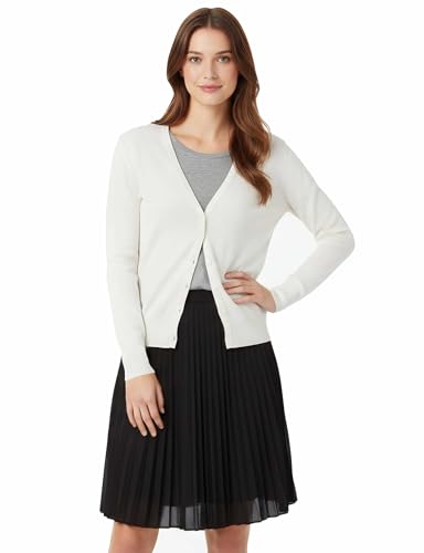 Image of Allsense Women's Long-Sleeve V-Neck Cardigan Sweater | Button Down, Lightweight Soft Knit
