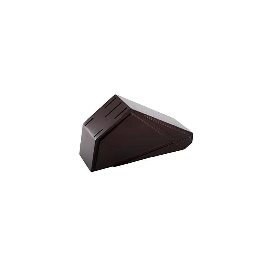 Chef Knife Set, Karcu 6-Piece Professional German Steel Kitchen Knife Block Sets, Brown