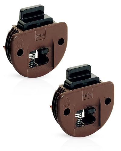 Gedotec 2X Slide Line 55 | Brown Sliding Runners | Made in Germany