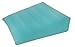 ObboMed HR-7510 Coussin Gonflable en Cale Portable avec Surface en Velour pour le Sommeil, le Voyage - Renfoncement Horizontal pour Prevenir les Glissades; Bleu Tiffany - 57 x 58 x 4-19 cm
