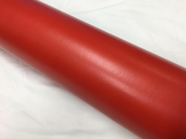 Amazon.co.jp: カーラッピングシート レザー調152cm×30cm レッド
