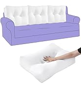 HOMBYS Shredded Foam Couch Back Cushions Replacement, Durable & Supportive Lumbar Support Pillow (27.5"x18"x5"), Perfect 311x2ZK9zUL. AC SR166,182