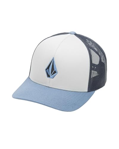 Image of Volcom Men's Snapback Hat - 6-Panel Twill Flat Brim Cap Adjustable Snap Closure