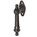 Artikelmaße Fenstergriff: Gesamtlänge 122 mm, davon 87 mm nach unten und 35 mm nach oben stehend