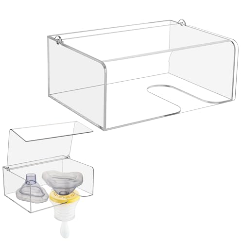 Beautyflier Wall-Mounted Holder for LifeVac Choking Rescue Device, Durable Acrylic Shelf Box for...