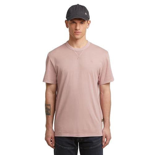 G-STAR Homme T-Shirt Nifous, Rose (lt berry mist gd D24449-2653-G216), L