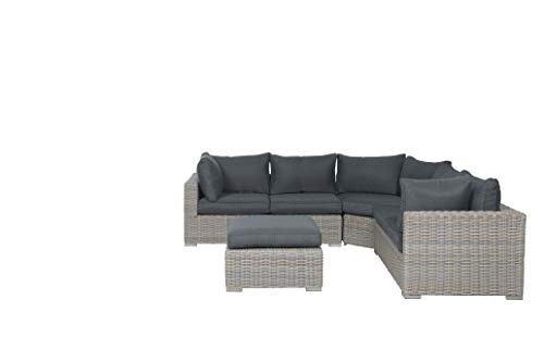 Garden Impressions Colosso 4 Teiliges Lounge Set - braun/schwarz – Bild 6