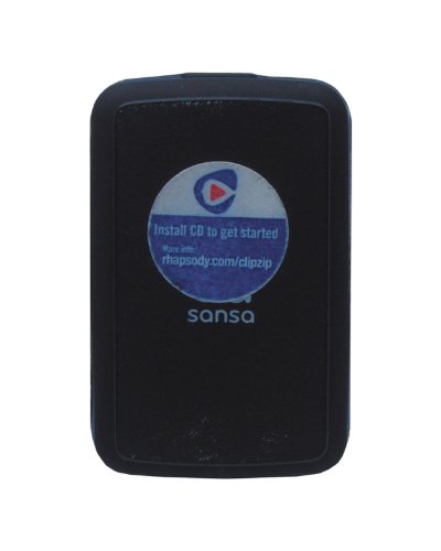 Ishoppingdeals - For Sandisk Sansa Clip Zip 4Gb 8Gb Mp3 Player 2011 Model Soft Rubber Silicone Skin Case Cover- Black #TOP1