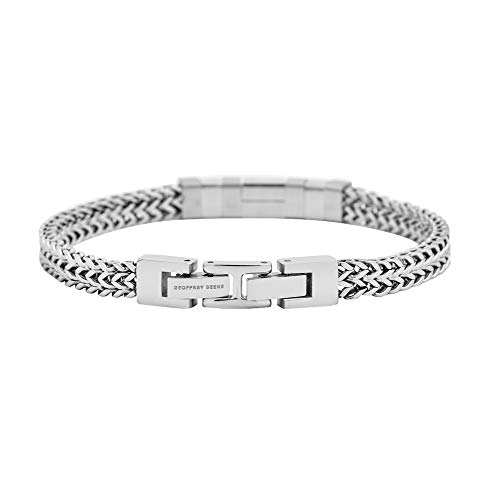 Pulsera de acero inoxidable doble cadena Franco para hombre miniatura 2