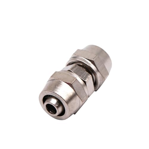 Raccord rapide pneumatique en cuivre KLU 6mm pour tube d'air comprimé industriel