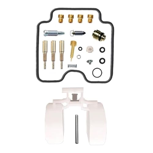 Vergaser Umbausatz Satz Vergaser-Reparatursatz Für Yamaha SR400 (2001–2008), SR 400 RH01J Vergaserreparatur Membran Schwimmer Luftabsperrventil, Teile Reparatursatz kit(Satz 4)