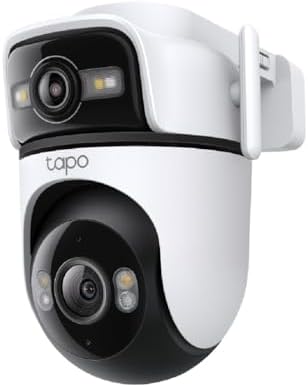 Camera Dupla de Segurança wifi ou cabo Externa TP-Link Tapo C545D...