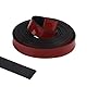 Gummistreifen Selbstklebend, Neopren Gummimatte Gummiplatte, Vollgummi Gummiprofil für DIY-Dichtungen, Pads, Bodenbeläge, Schutz, Puffern, Anti-Vibration, Anti-Rutsch 20mm(B) x2mm(D) x3m(L)