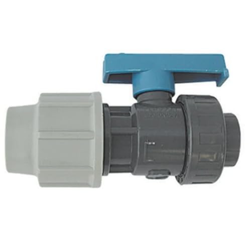 Vanne avec 1 raccord à compression et un filetage F Plasson 1