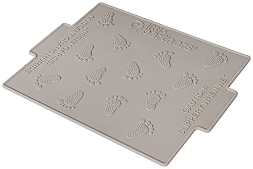 Little Partners Silicone Mat, Only Compatible with The Explore 'N Store Learning Tower Platform (Not The Learn 'N Fold Learning Tower, LT, LTD, or Chef Series), Non-Slip Grip Washable Protector (Grey)