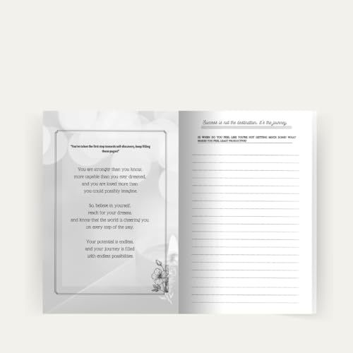 Image of STREAM OF CONSCIOUSNESS MINDFUL REFLECTION JOURNAL: 125 prompts to inspire mindful creative writing I Self-help I Express Your Inner Voice I 193 Pages