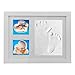 Cornice Impronte Neonato (3° Generazione) Kit Calco Mani e Piedi del Bimbo in Argilla Idee Regalo Mamma Compleanno Battesimo Bimba Nascita Bebè Baby Bambino Portafoto da Tavolo e da Parete