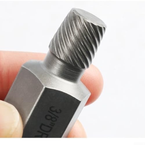 Removedor de pernos rotos de alta torsión con vástago de 3/8 para tornillos pelados 6
