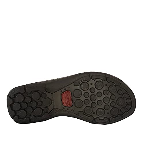 Chinelo Pegada Masculino Couro 130684-102 Marrom Cor:Marrom;Tamanho:40