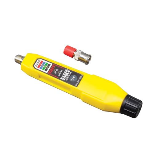 Klein Tools VDV512-100 Cable Tester Coax Explorer 2 VDV Tester Push Button Operation for Wire Tracing Testing and Mapping Coaxial Cable