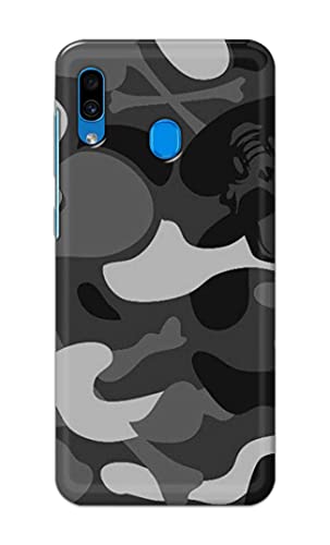Image of Printed Hard Back Cover Case for Samsung Galaxy A20 | Samsung Galaxy M10s Back Cover (Army Pattern) -702